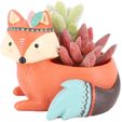614xno98k7L._AC_SL1080_.jpg Fox pot planter 3d model stl for 3d printing