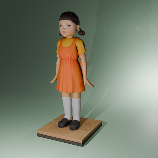 Render-niña.png Young Hee Squid Game