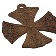 cross-06 v9-14.png neck pendant keychain Catholic protective cross v06 3d-print and cnc
