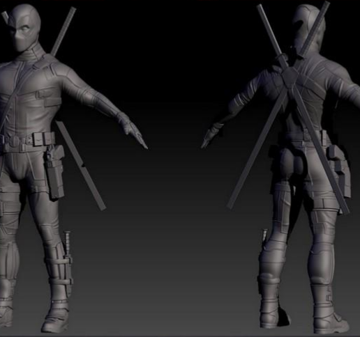 🎨 Deadpool Comix Character 3D Model・ 3D File for ・Cults