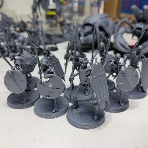 Spooky Scary Skeleton Warriors 3D model