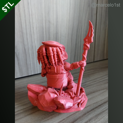 Predador_05.png The Hunter - Prey Cute Statue