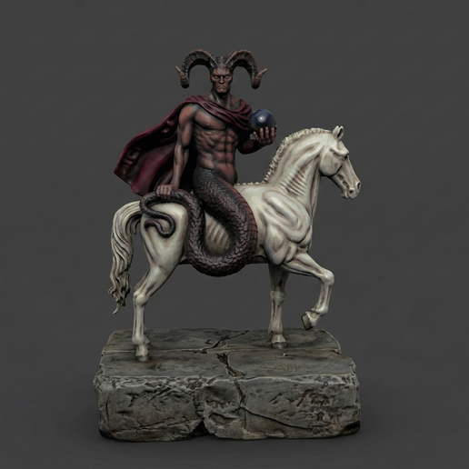 Bathin Goetia Demon STL Statue