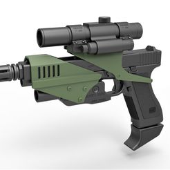 1.jpg Archivo 3D Pistola M70 de la serie de televisión Space Above and Beyond 1995・Diseño imprimible en 3D para descargar, CosplayItemsRock