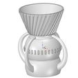 vase43-06.jpg industrial style vase cup vessel v43 for 3d-print or cnc