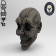 base.222.2.jpg Broken doll Mask 3D Print Model