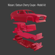 Nuevo proycherrryecto (1).png Nissan / Datsun Cherry Coupe - Model kit