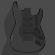 black.png Custom Fender Stratocaster Fully Hollow Design Pattern HardTail Right Handed