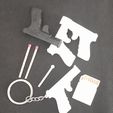 gun3.jpg STL-Datei Schlüsselanhänger Pistole・3D-druckbare Vorlage zum herunterladen