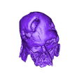 1014_vader_melted_helmet.stl Melted Darth Vader Helmet - Star Wars Skull 3D Print model
