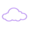 NUBE_3.stl Cookie Cutter Cloud - Set X4
