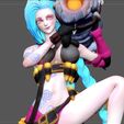 14.jpg JINX LEAGUE OF LEGENDS PRETTY sexy GIRL GAME ANIME CHARACTER LOL