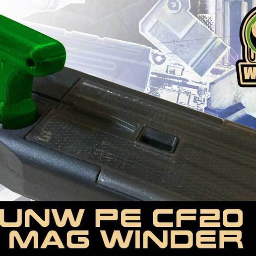 🪐 UNW Planet eclipse CF20 T shaped mag winder・Free STL File for ・Cults