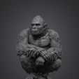 ппп.259.jpg Calm Gorilla 3D print model