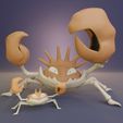 krabby-line-render.jpg Pokemon - Krabby and Kingler with 2 different poses