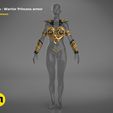 render_scene_Xena-armor-color.1.jpg 3D-Datei Xena - Kriegerin Prinzessin cosplay Rüstung・Modell zum Herunterladen und 3D-Drucken