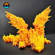 1.png BABY Phoenix Dragon, Print in Place, No Supports