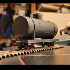 20210801_210854SQ.jpg Archivo STL HOn30 and N Scale Track Cleaner Tank Car・Modelo para descargar e imprimir en 3D