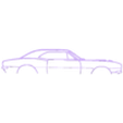 camaro 1967.stl Wall Silhouette: Chevrolet Set