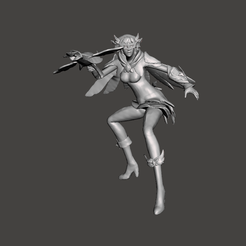 1.png STL file Star Guardian Quin 3D Model・3D printing design to download