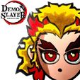 maxresdefault-1.jpg STL file key ring - Renkugo Demon Slayer key ring・3D printable model to download