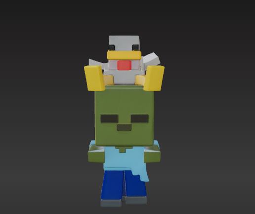 🐔 Chicken Jockey - Minecraft - Zombie Rider - 3d Print・ STL File for 3D ...