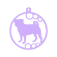 PUG2.STL PUG DOG SNOW GLOBE