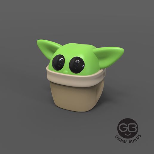 Chibi Baby Yoda - Revision 2 (R2) 3D model