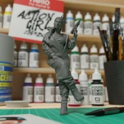 01.jpg 3D file ACTION GIRL V2・3D printer design to download