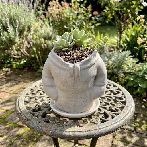 Diver-shaped planter mold - Molde Maceta Buzo