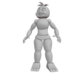 Toy-Chica-Figurine.png FNAF / FIVE NIGHTS AT FREDDY'S TOY CHICA