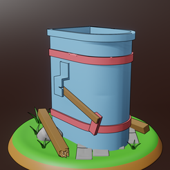 untitled.png Archivo STL gratis Maceta de Buzón・Plan de la impresora 3D para descargar