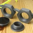 IMG_3915.JPG Free STL file Hex nut glasses・3D printable model to download