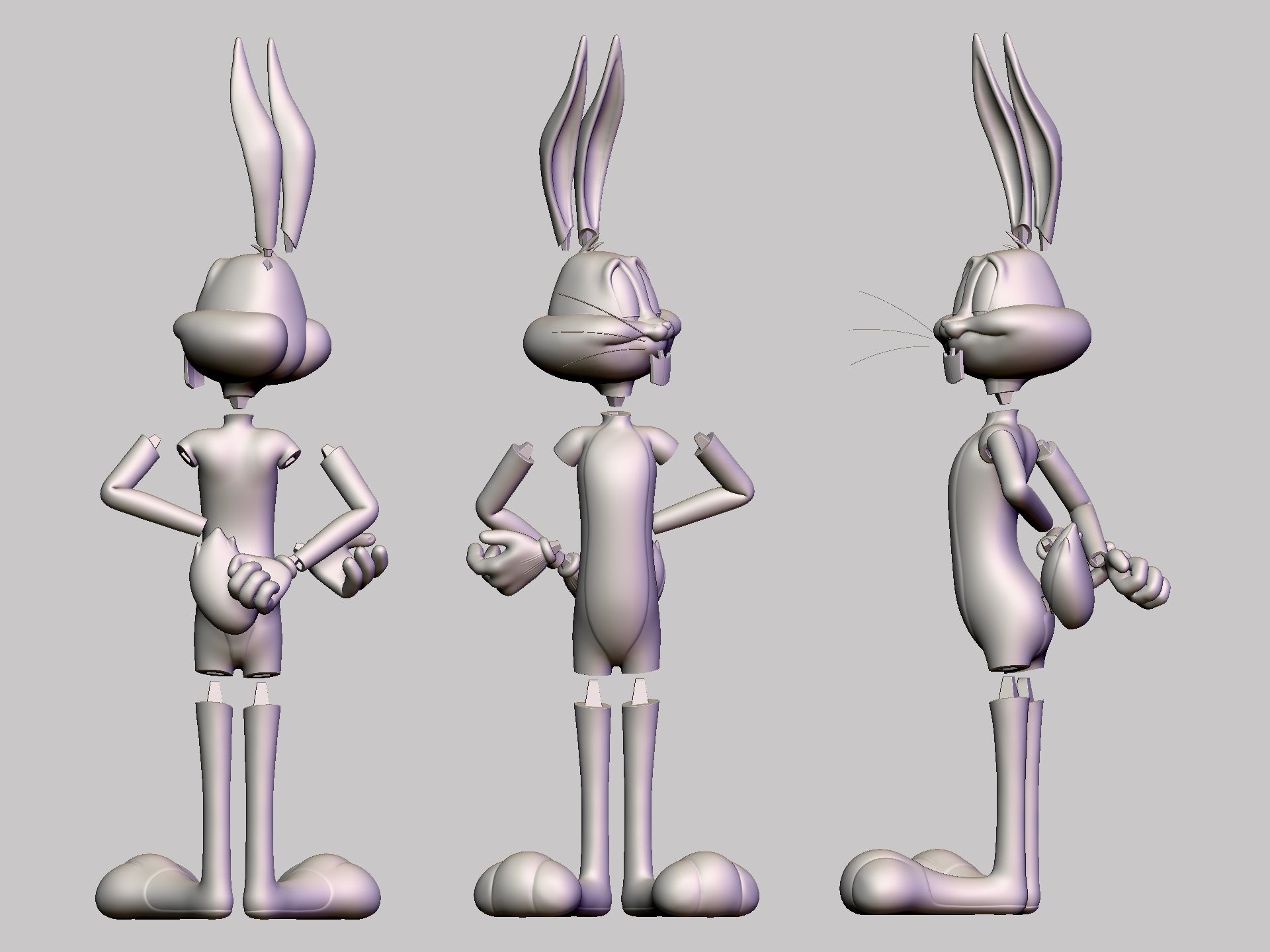 WIP_11_EBD.jpg STL-Datei Looney Tunes Kaninchengewürz (Bühnenelemente) kostenlos herunterladen • Objekt für 3D-Drucker, isu_