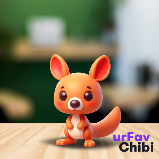 Cute Kangaroo 3D model