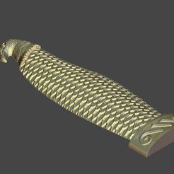 4_1.jpg STL-Datei knife dague saber handle eagle kostenlos・3D-druckbare Vorlage zum herunterladen