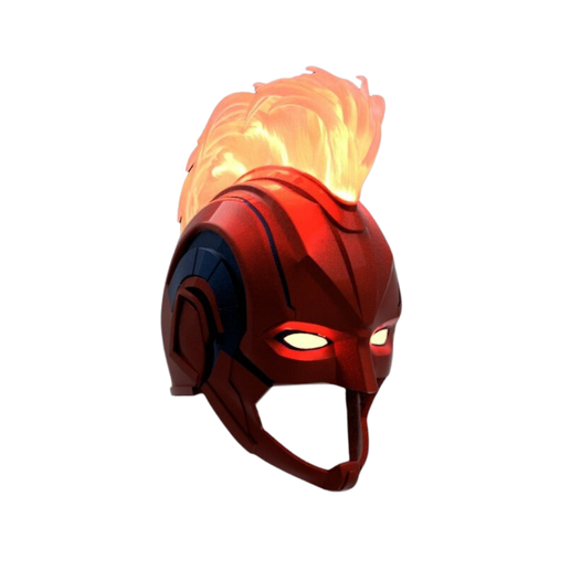 Captain Marvel Mask Halloween Marvel Mask 3D Print STL File 3D model