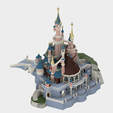 Chateau v25_2.png Free 3D file Chateau Disneyland Paris with Prusa MK2S MMU (Ed2)・3D print model to download