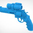 025.jpg Smith & Wesson Model 629 Performance Center from the movie Escape from L.A. 1996 1:10 scale 3d print model