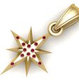 render-3.jpg star pendant 3d printable model