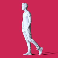m_00004.jpg Free STL file Miniature Pose Character C185・3D printable design to download, Characters