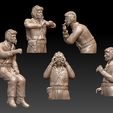 6546457.jpg Tank Crew WW2 Russia 3D print model