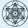 metatron-tetrahedron.png 3D file Sacred geometry, Flower of Life, Seed of Life, Metatron's Cube, Merkaba, platonic solids PACK of 7 models・3D printable model to download, Allexxe