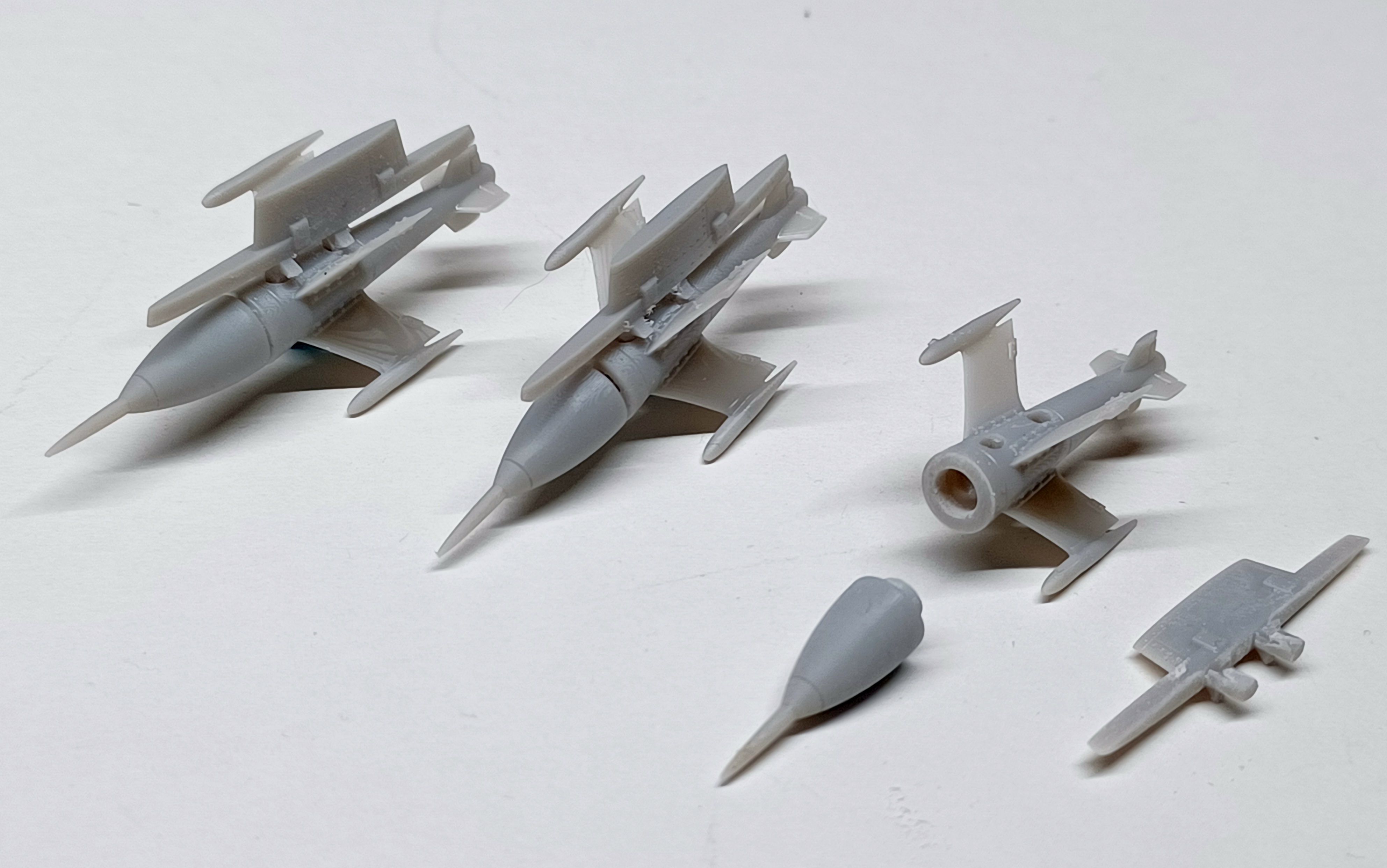 stl file rafael python 4 5 air-to-air missile 🪖... Download free STL file 1/48 Scale X-4 Ruhrstahl Air to Air Missile • 3D ...