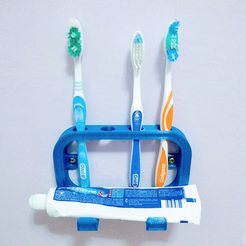 Captura-de-pantalla-2021-03-30-a-la(s)-19.37.52.png STL file Toothbrush and toothpaste holder・3D printable model to download