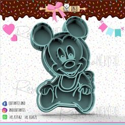 67-mickey-bebe.jpg Fichier STL Bébé Mickey - bébé・Modèle à imprimer en 3D à télécharger, albertled