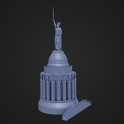 Hamman_1.png Archivo STL Monumento a Hermanns Alemania・Diseño de impresión en 3D para descargar