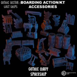 MMF_Accessories.jpg Accessories for boarding action/KT terrain - Gothic Navy style