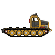 bcfe7cdf-df0f-44c6-a9b1-9c43a585a461.png Yellow Artillery Tractor Chassis