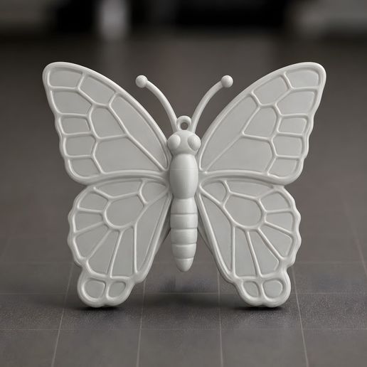 Mosaic Butterfly Wall Art 3D Print Model